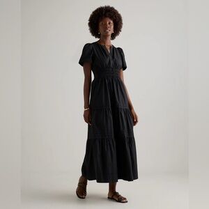 Quince Black Maxi Dress